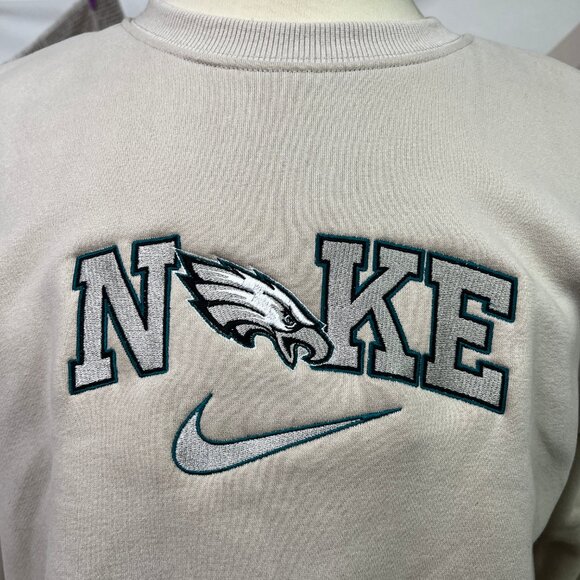 Philadelphia Football Team Embroidered Sweatshirt, Eagles Football - Picture 2 of 5